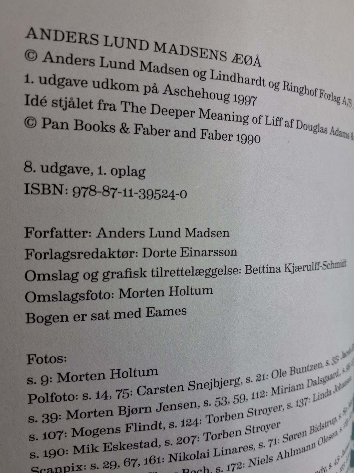 Bog: Anders Lund Madsen "ÆØÅ"