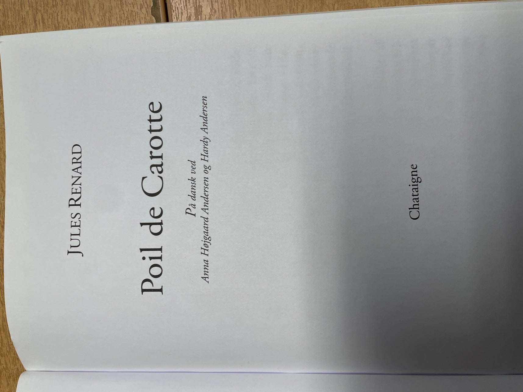 Jules Renard: Poil de Carotte (dansk)