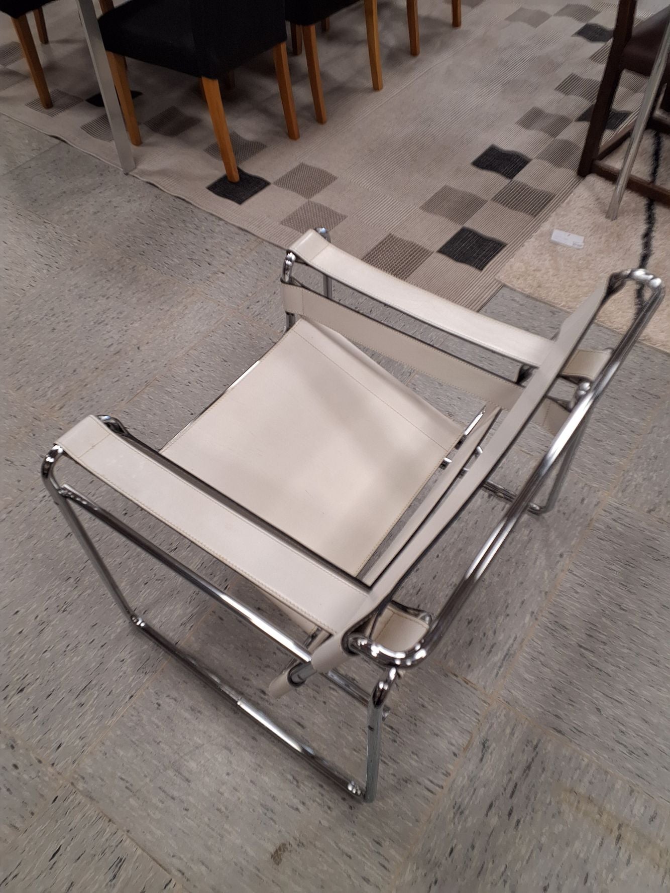 Knoll Wassily stol hvid