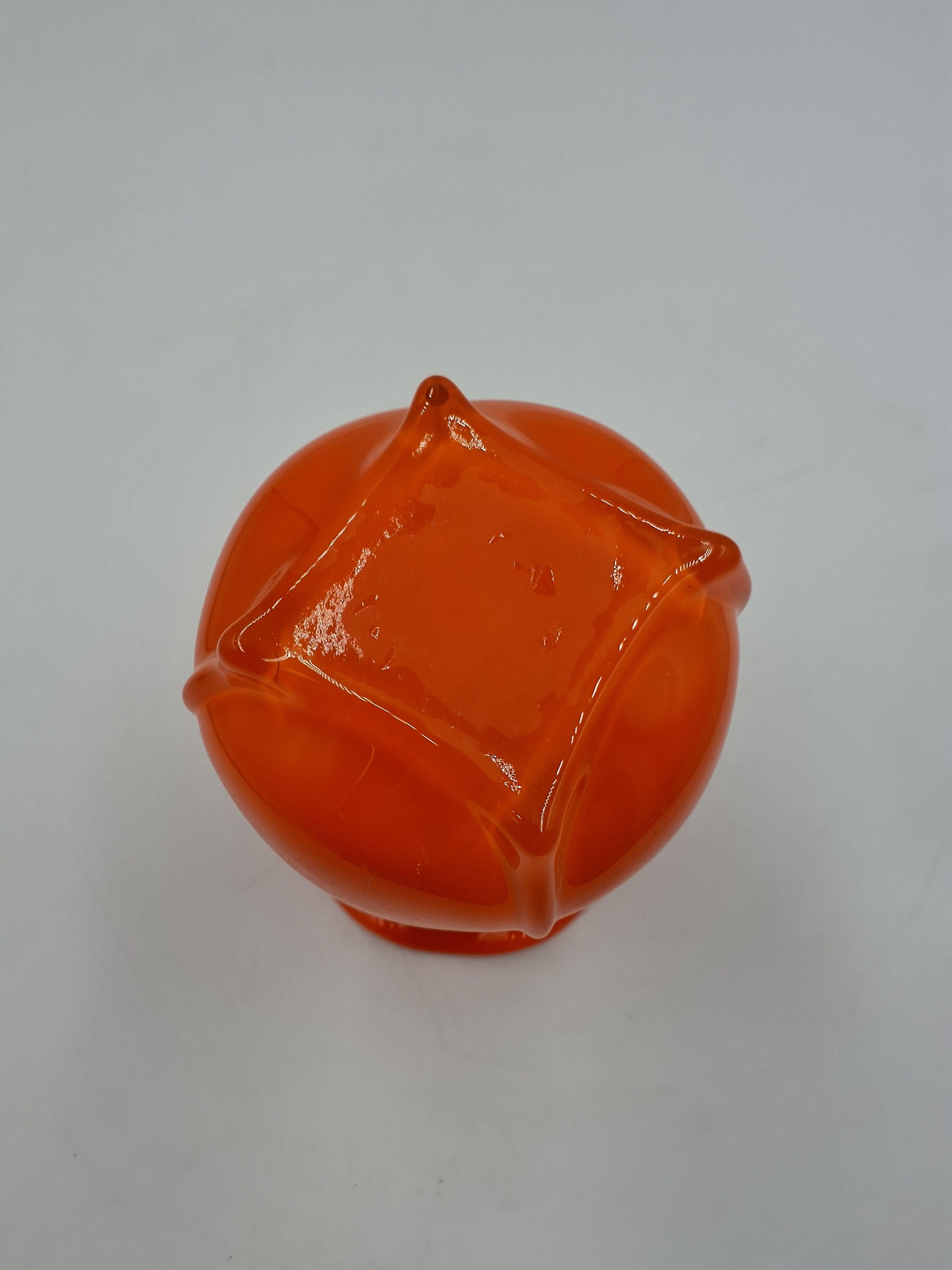 Orange glasvase
