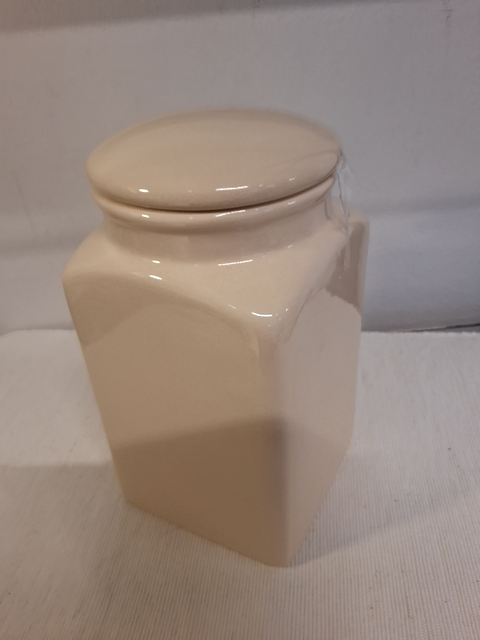 Sukker-krukke i porcelæn
