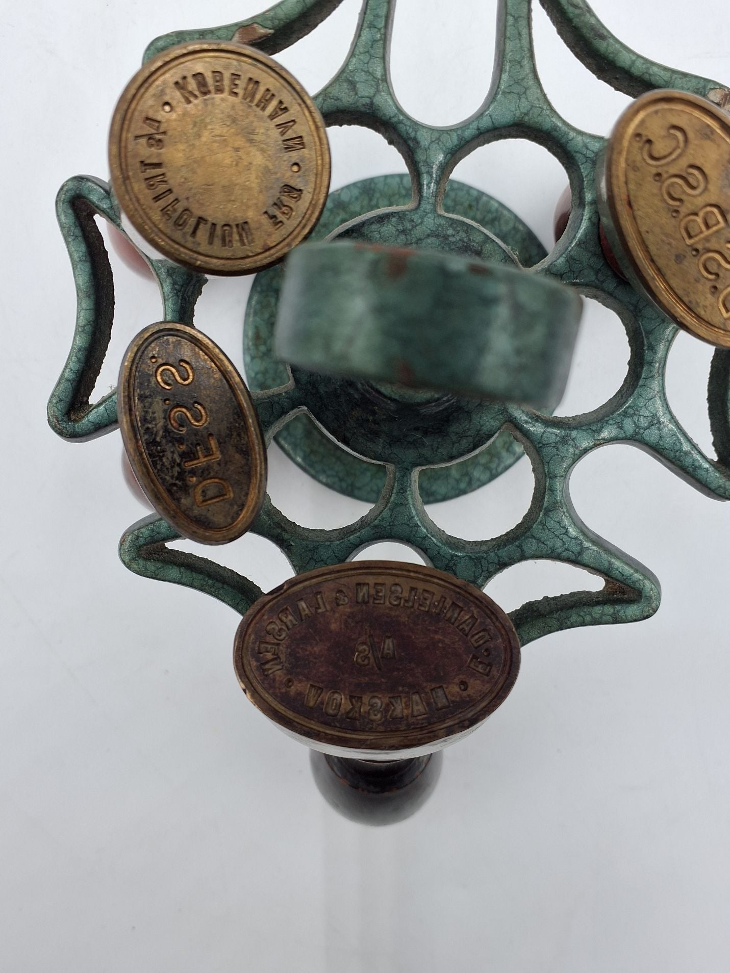 Vintage stempelholder med segl