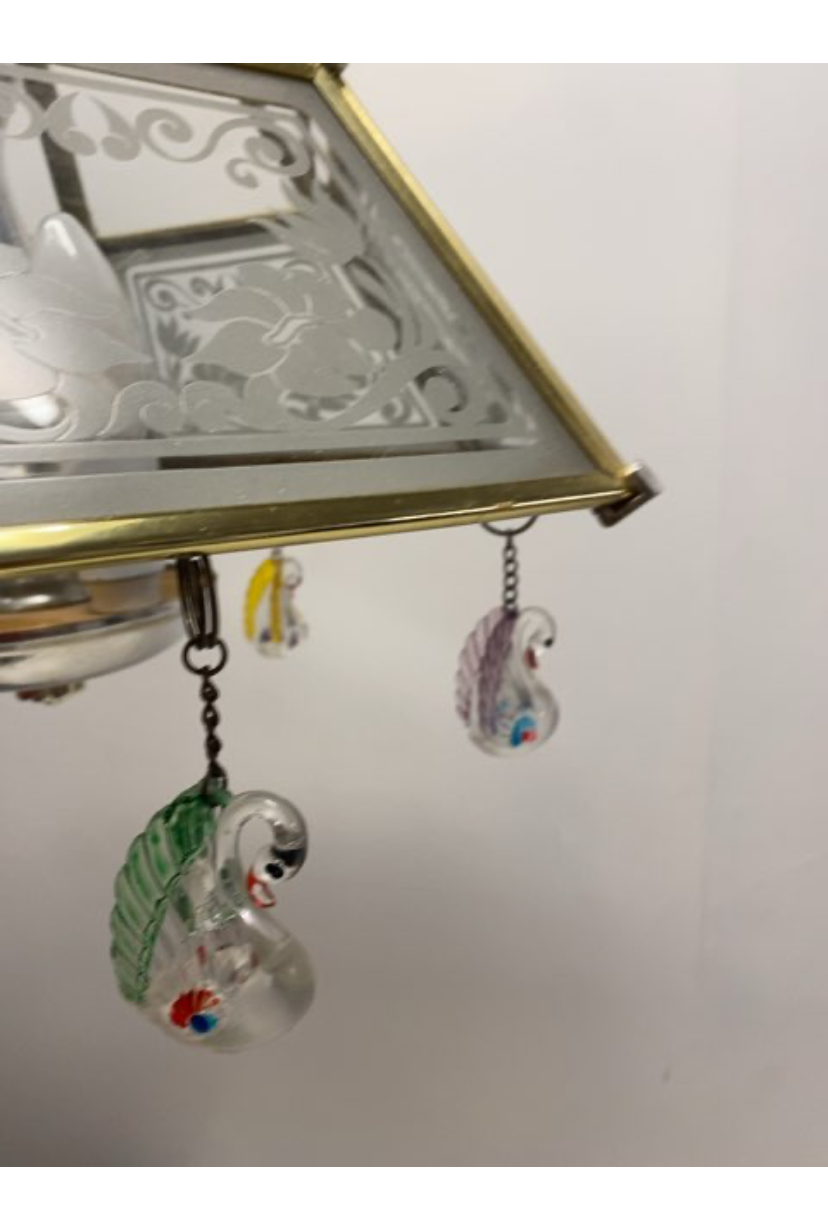 Pendel i glas/metal
