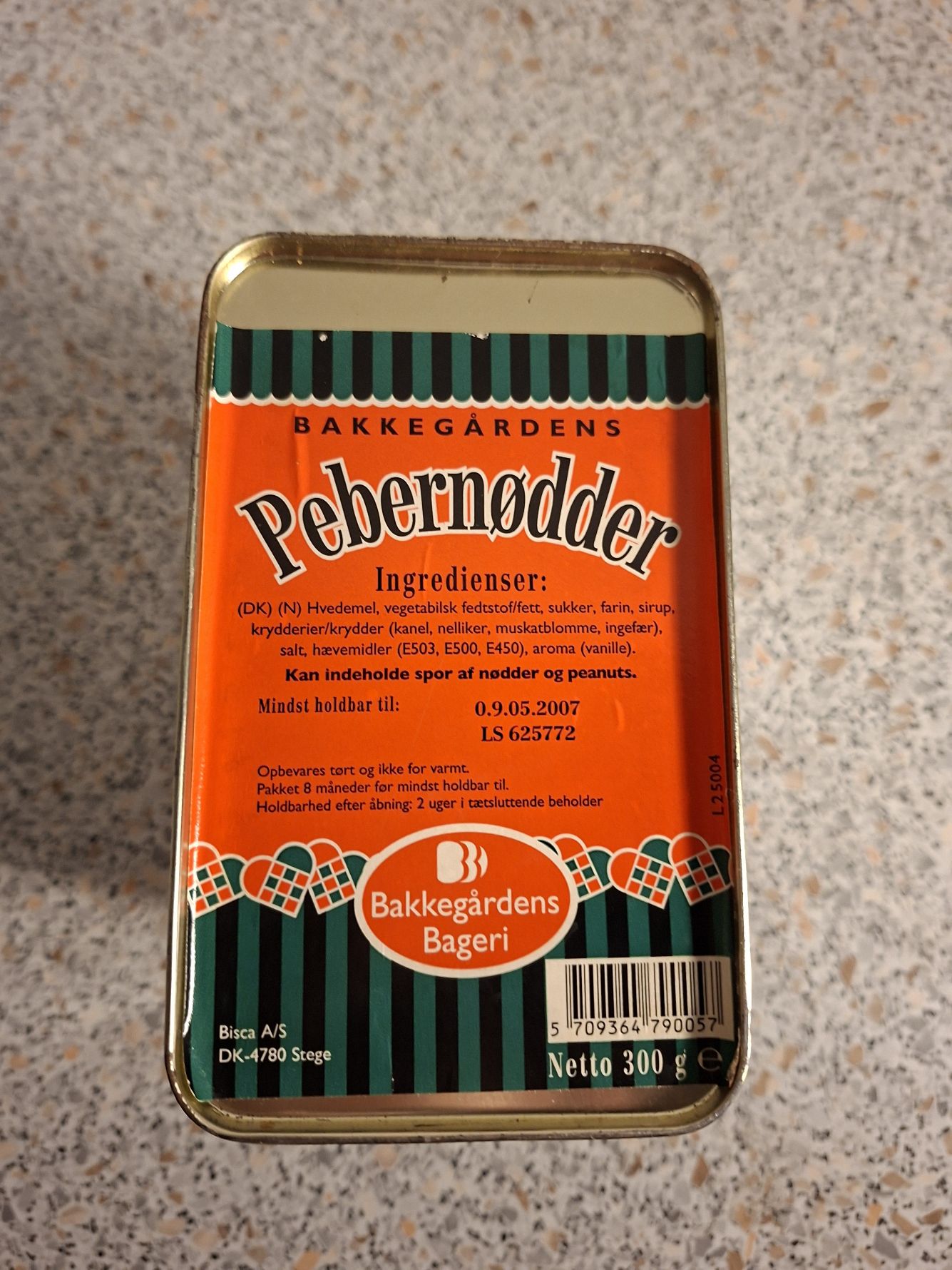 Dåse med julemotiv