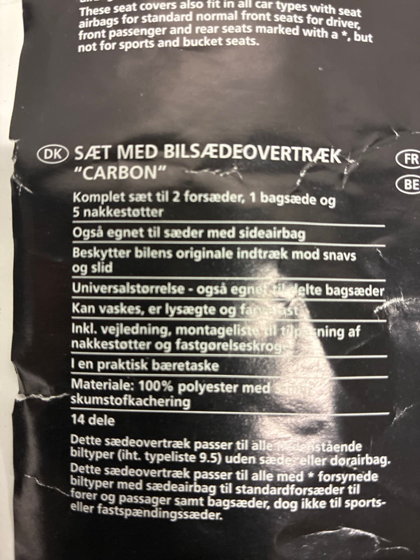 Ultimate Speed bilsæde overtræk