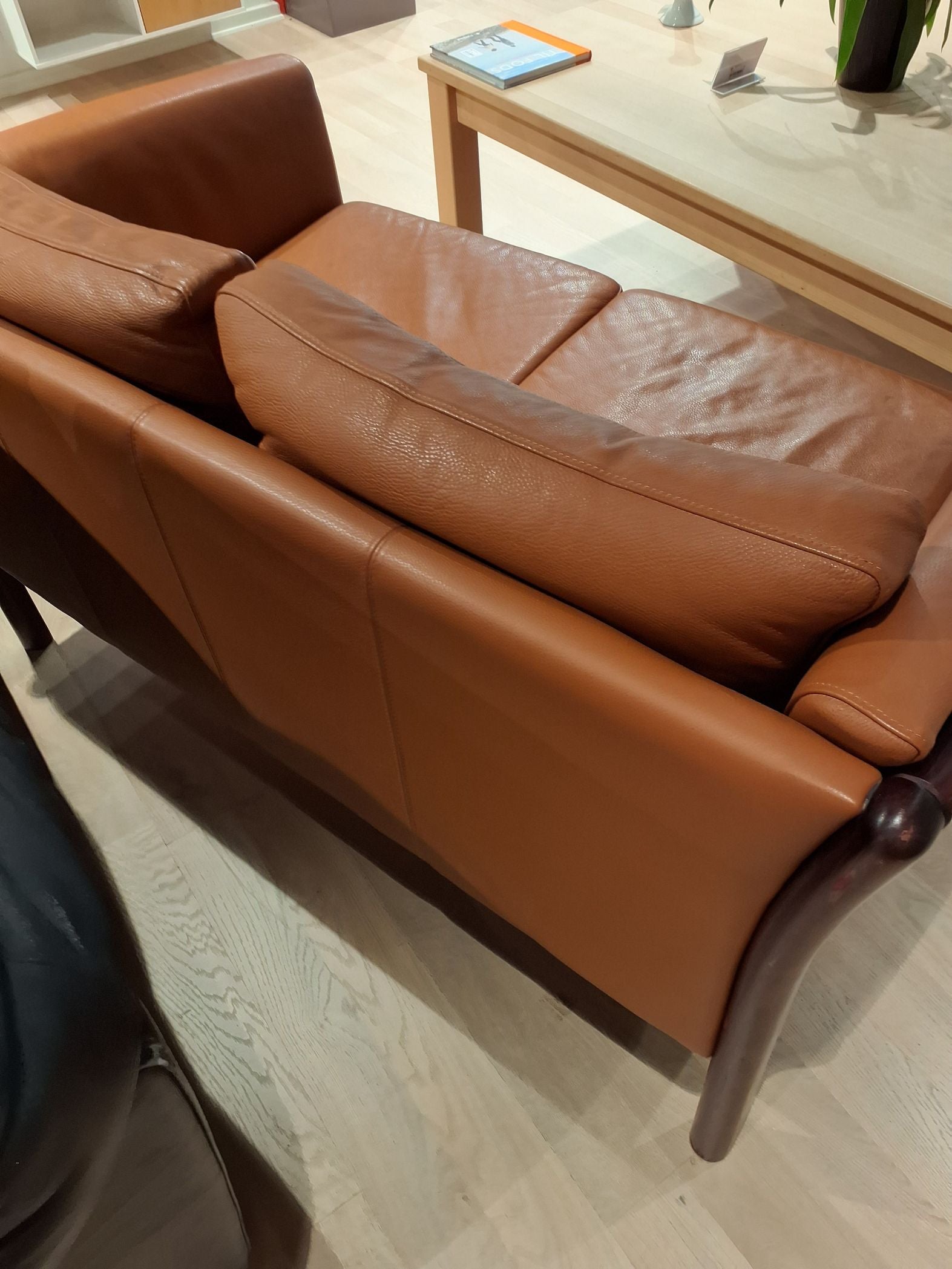 2 personers lædersofa