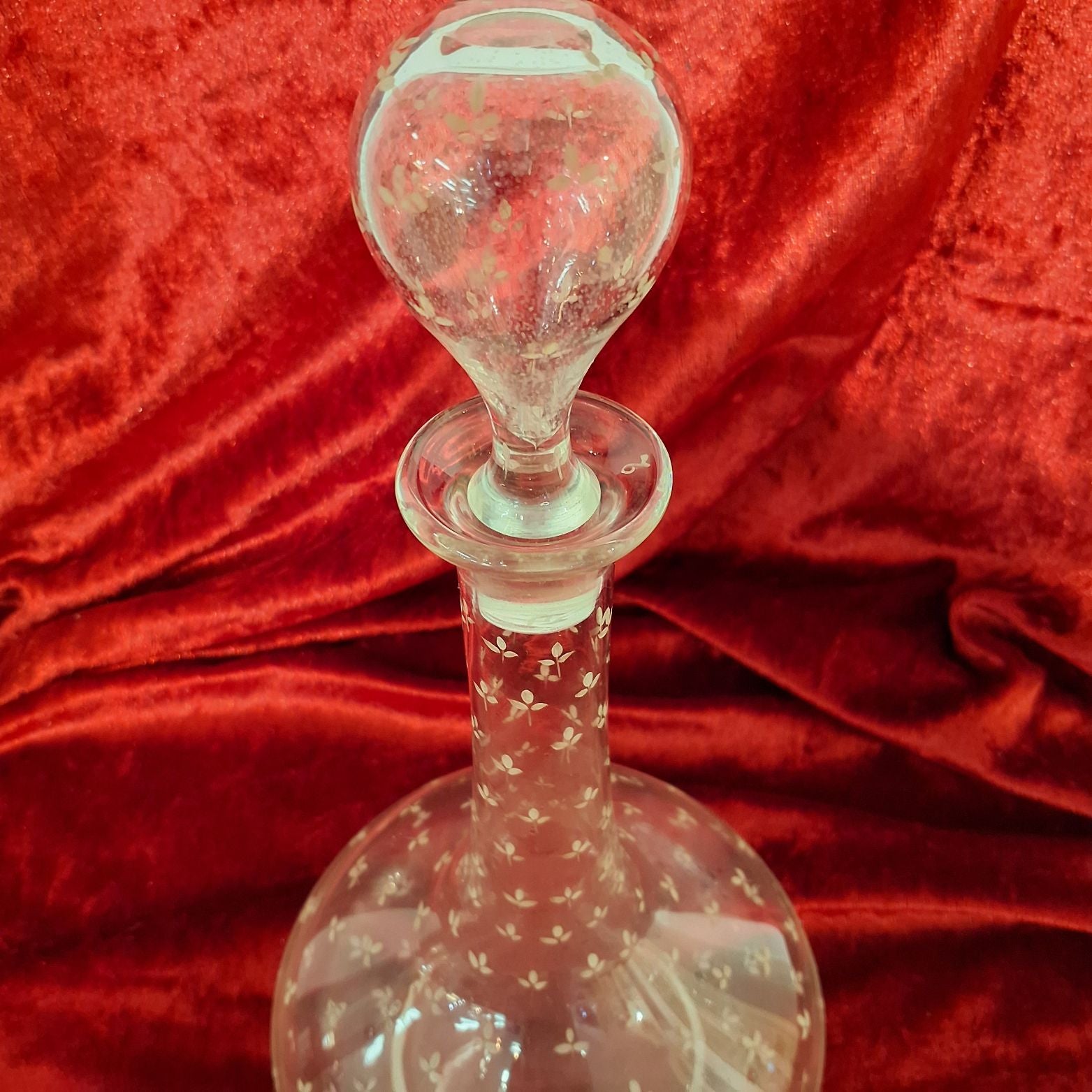 Vintage glaskaraffel