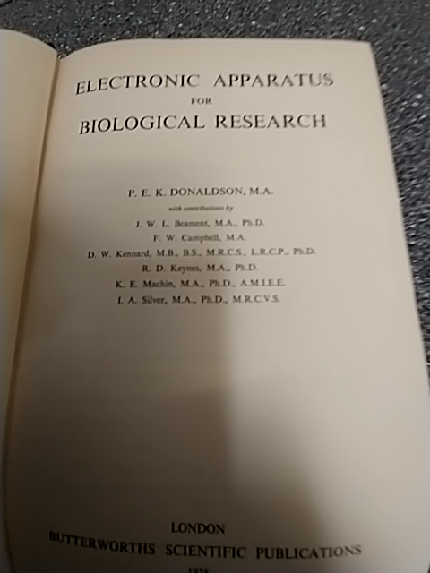 Electronic Apparatus for Biological Research