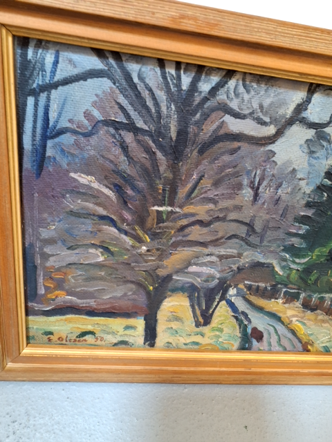 Skov maleri, Ejvind Olesen