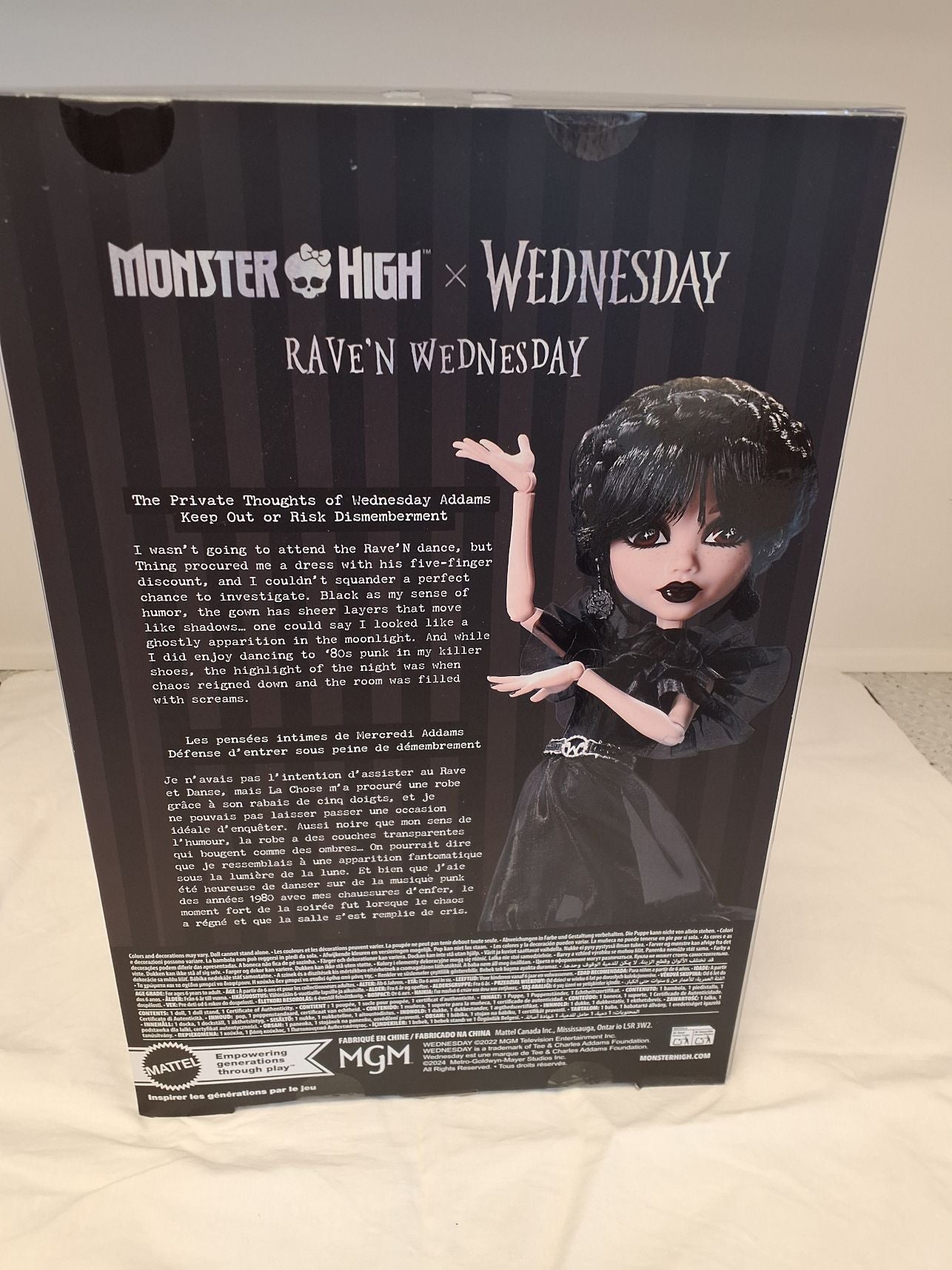 Monster high wednesday samleobjekt