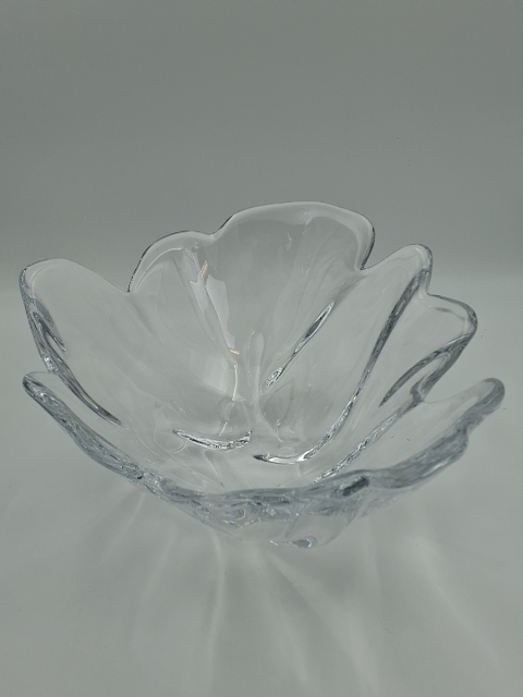 Stor glas skål fra Holmegaard