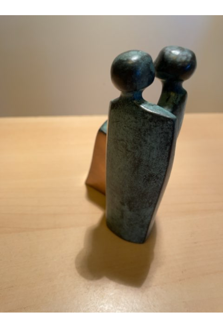 Tosomhed - skulptur i ægte bronce