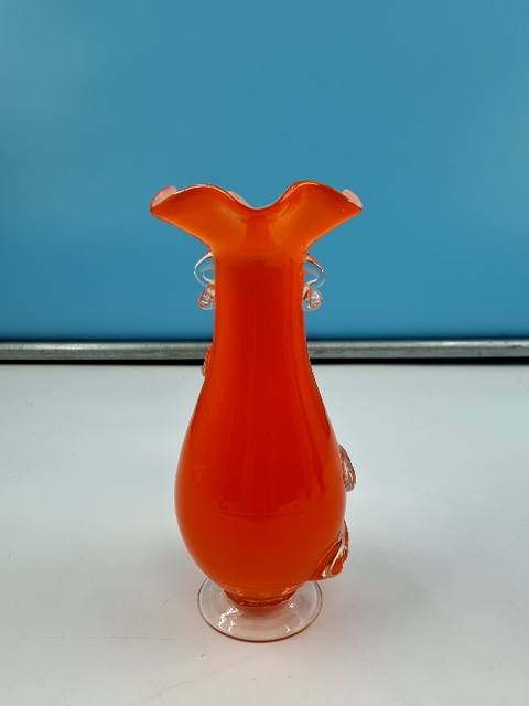 Orange Tivoli vase