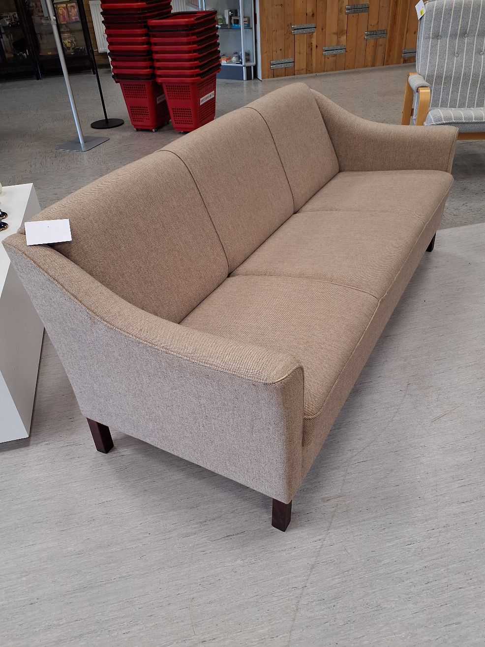 Lys beige 3 ps sofa