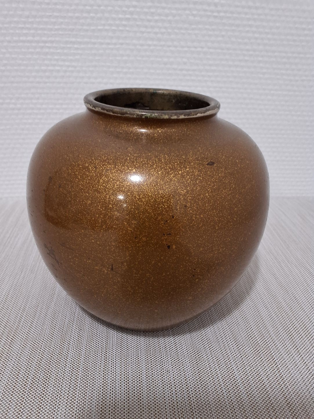 Japansk 1950 bronze/metalvase