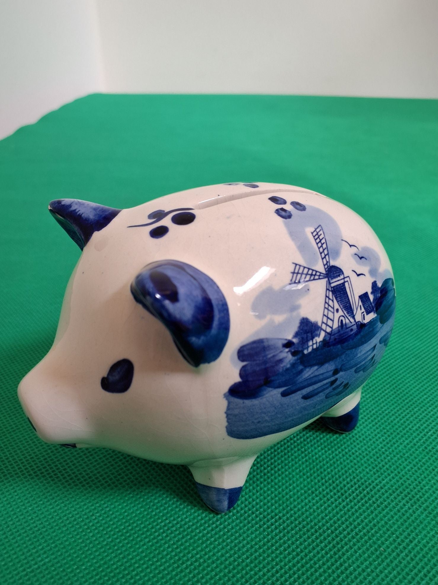 Delfts sparegris porcelæn