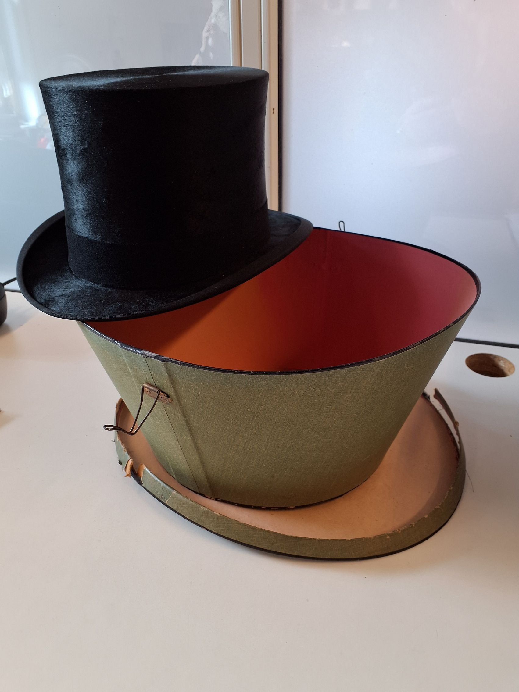 Klassisk vintage cylinderhat