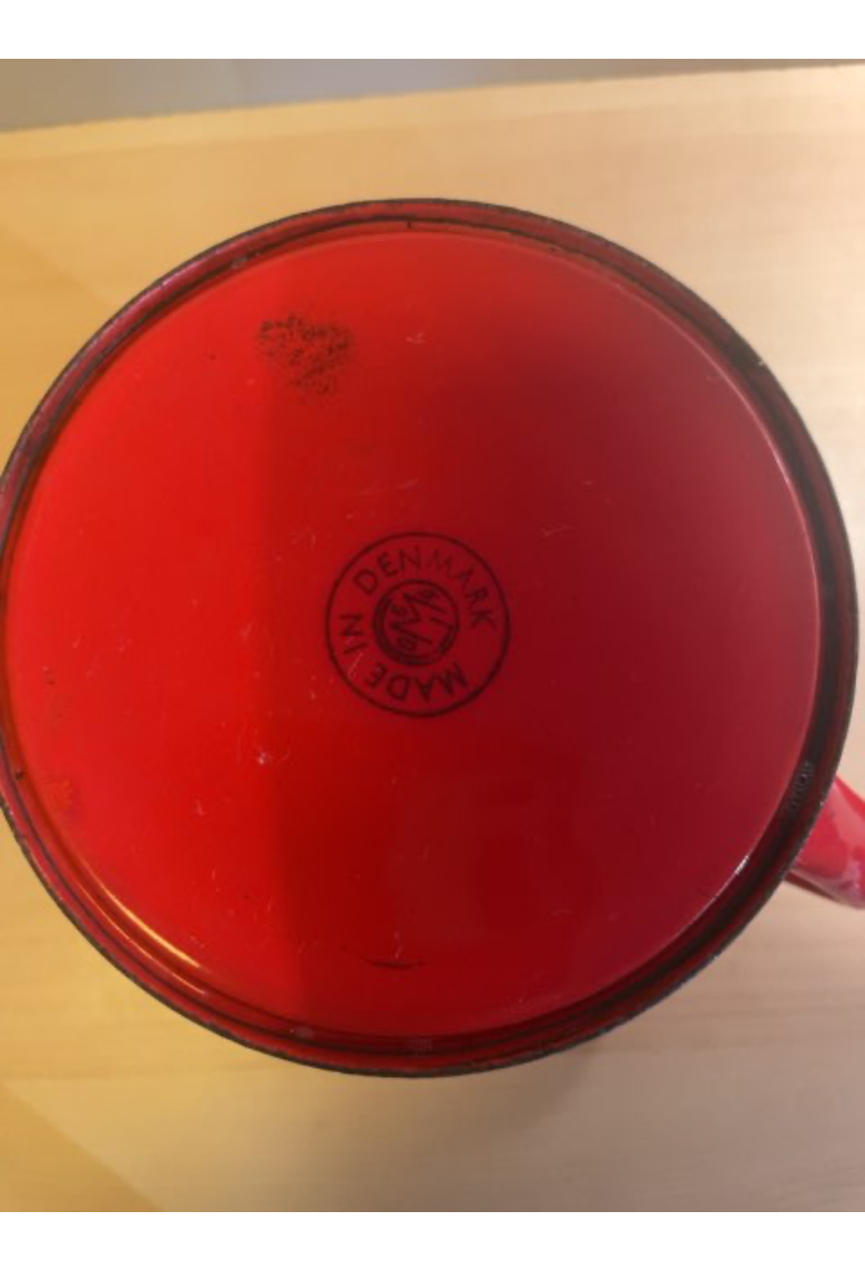 Madam rød kaffekande. Glud & Marstrand