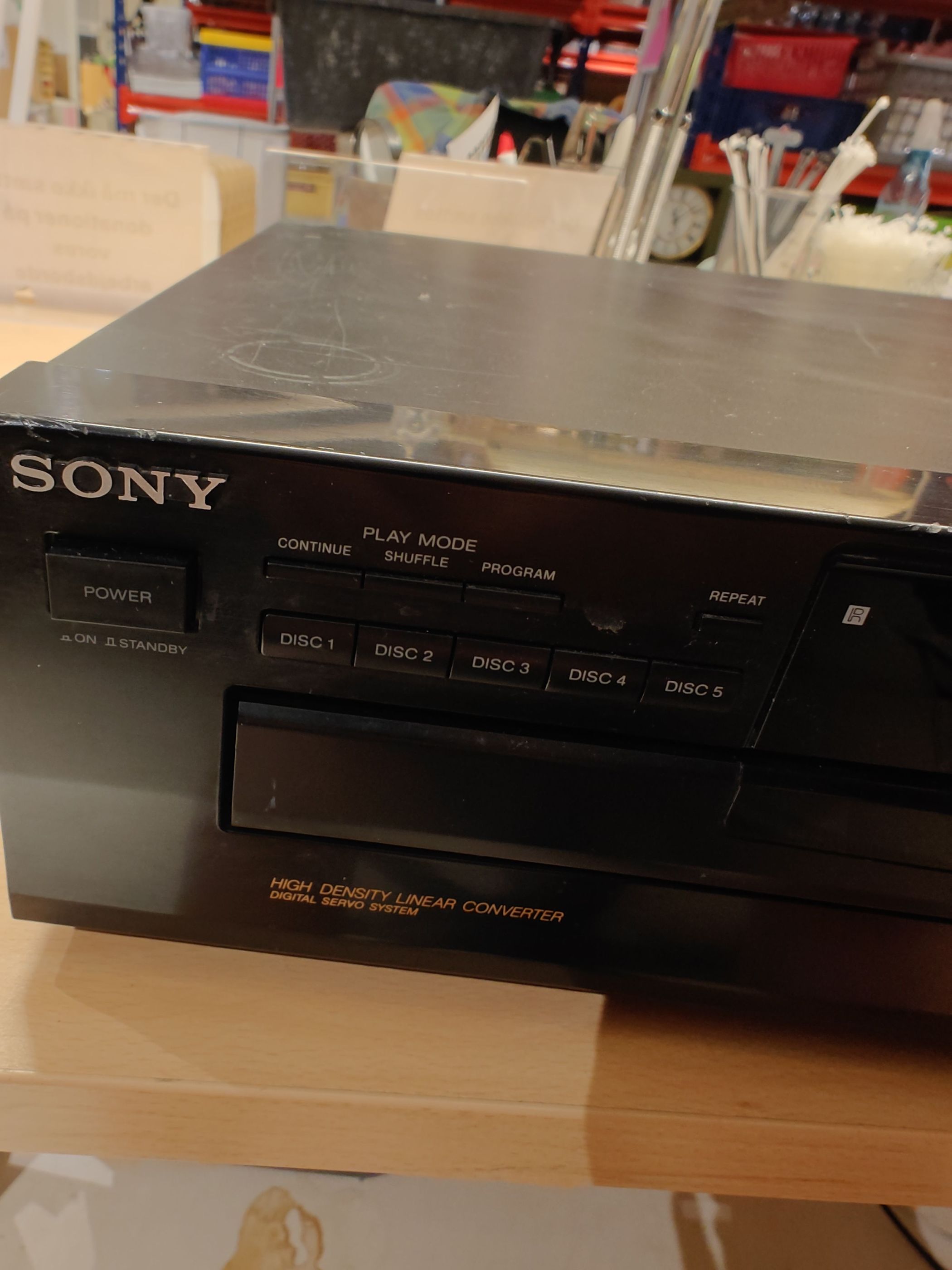Sony 5 disc ex-change system