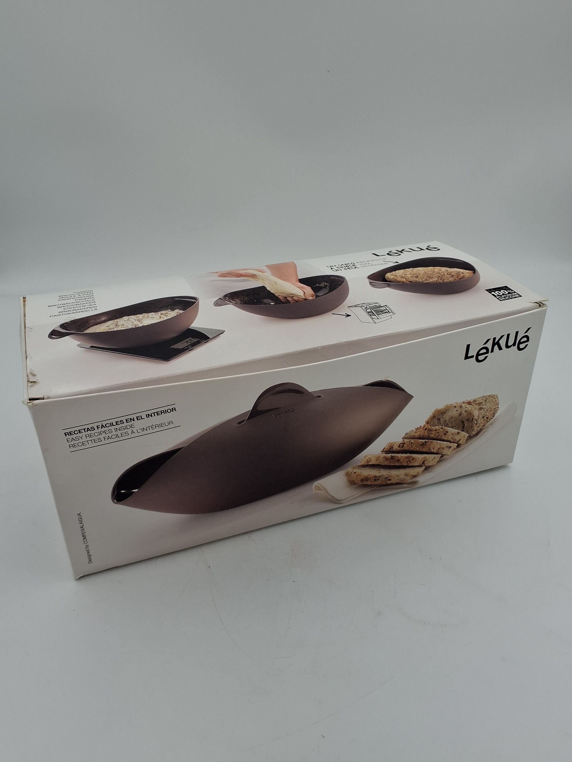 Lekue brødform, silikone, sort