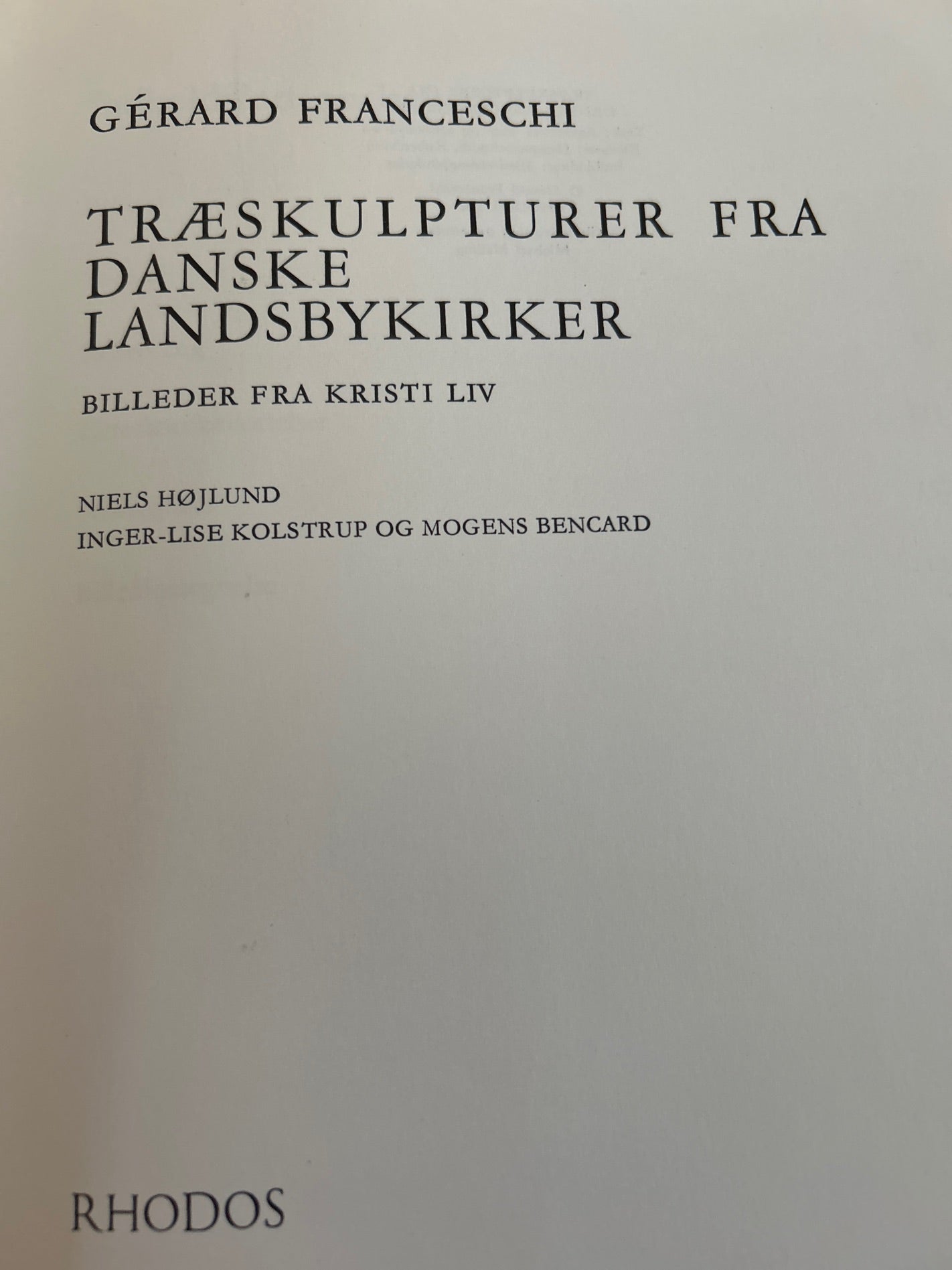 Træskulpturer fra danske landsbykirker