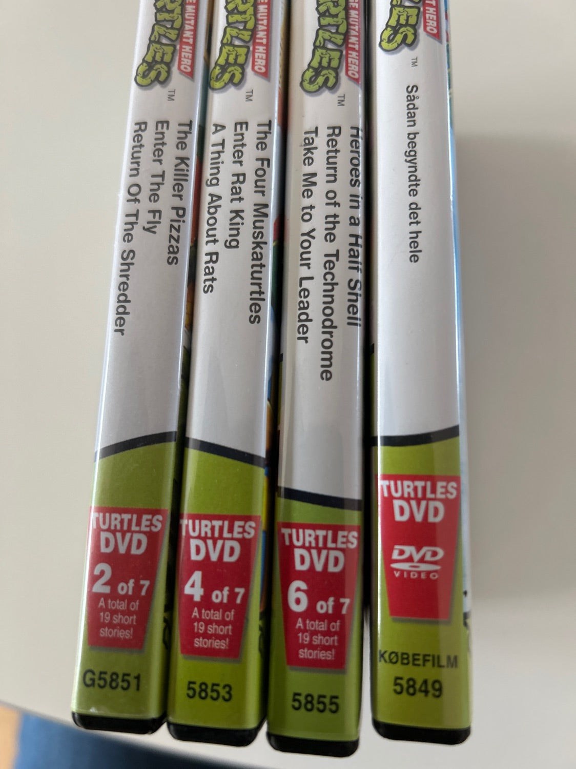 Teenager mutant hero 4 DVD