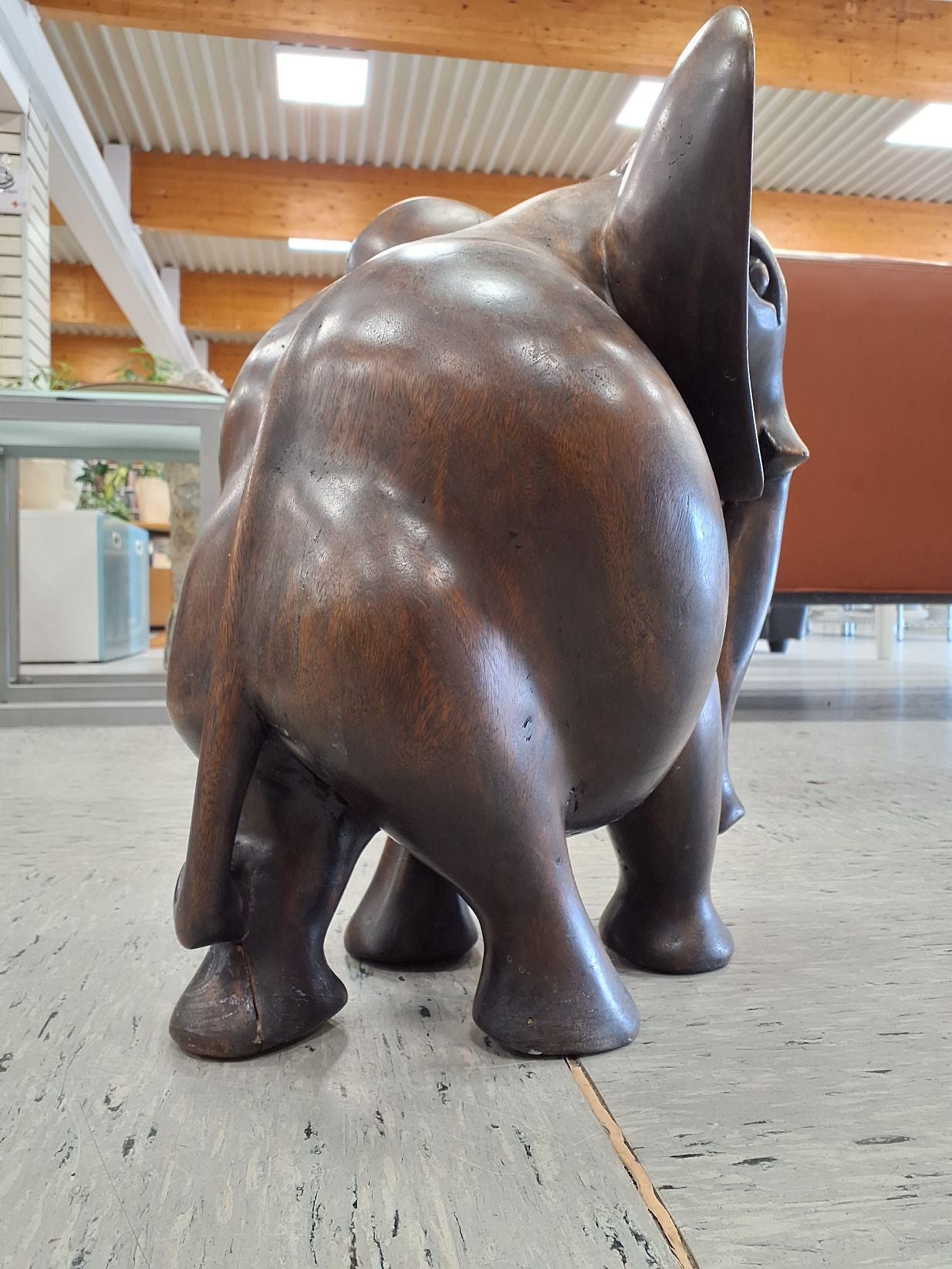 Stor træ elefant massiv