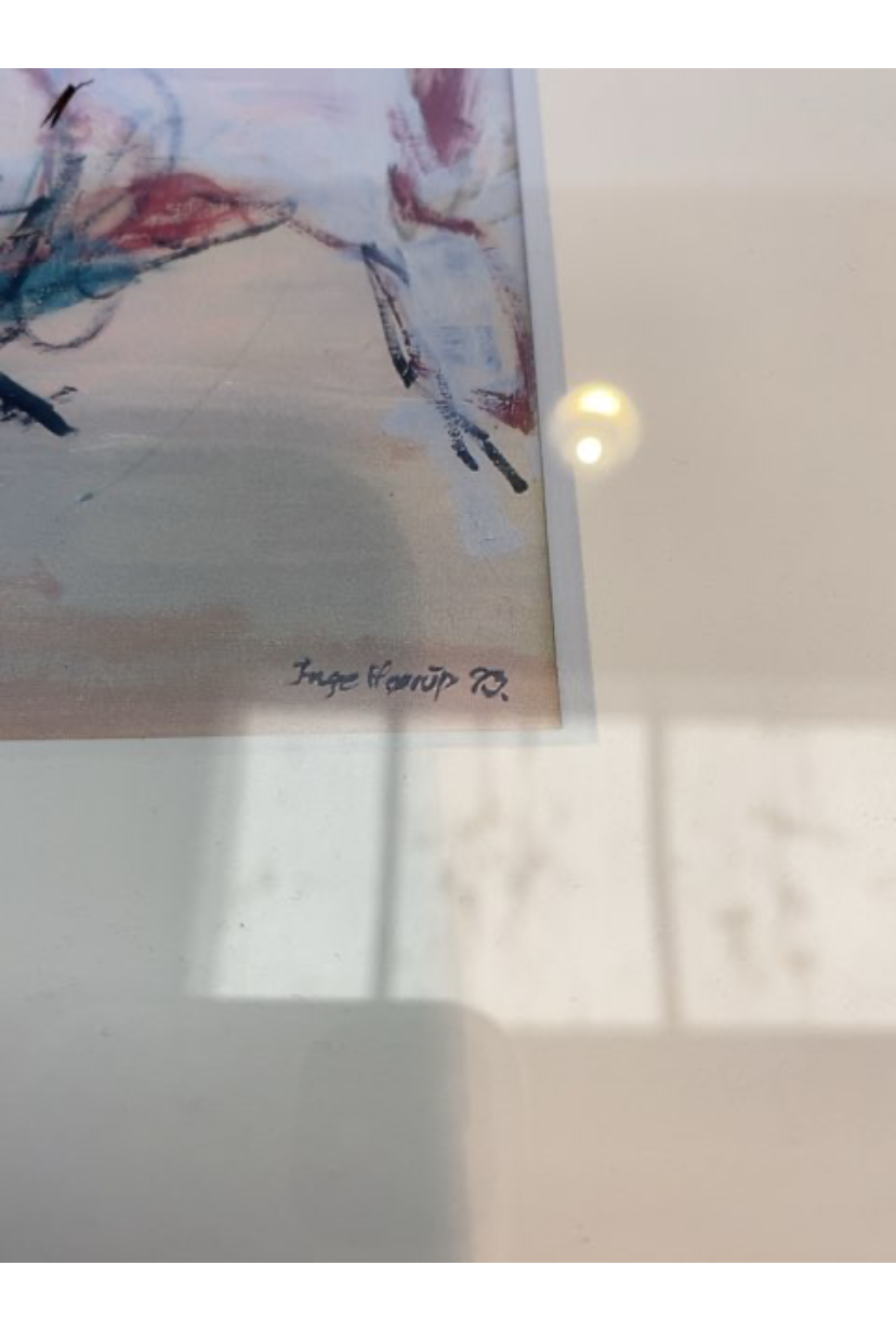 Inge Hørup litografi 1973