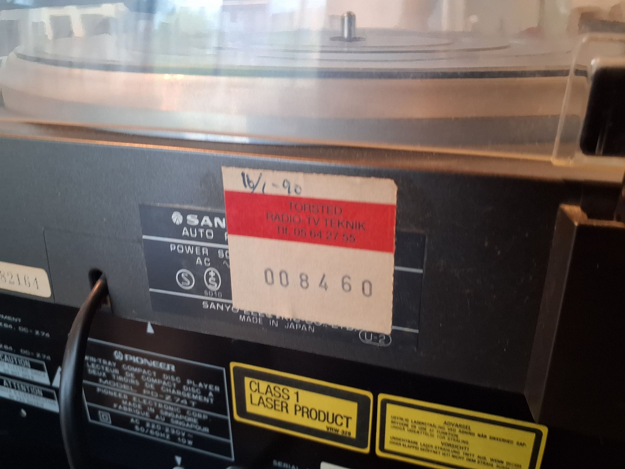 Sanyo gramofon