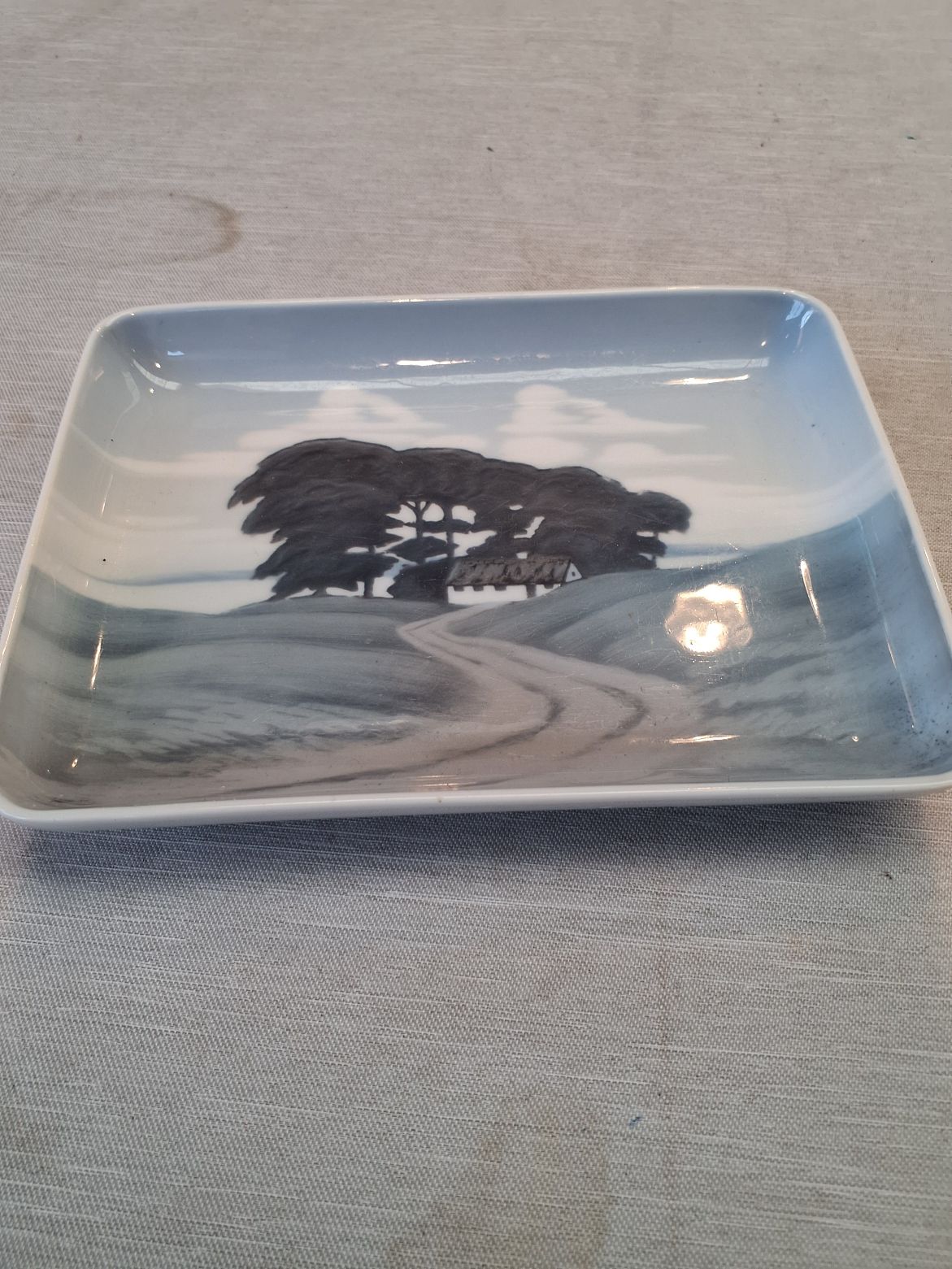 Lyngby Porcelain Landskab fad