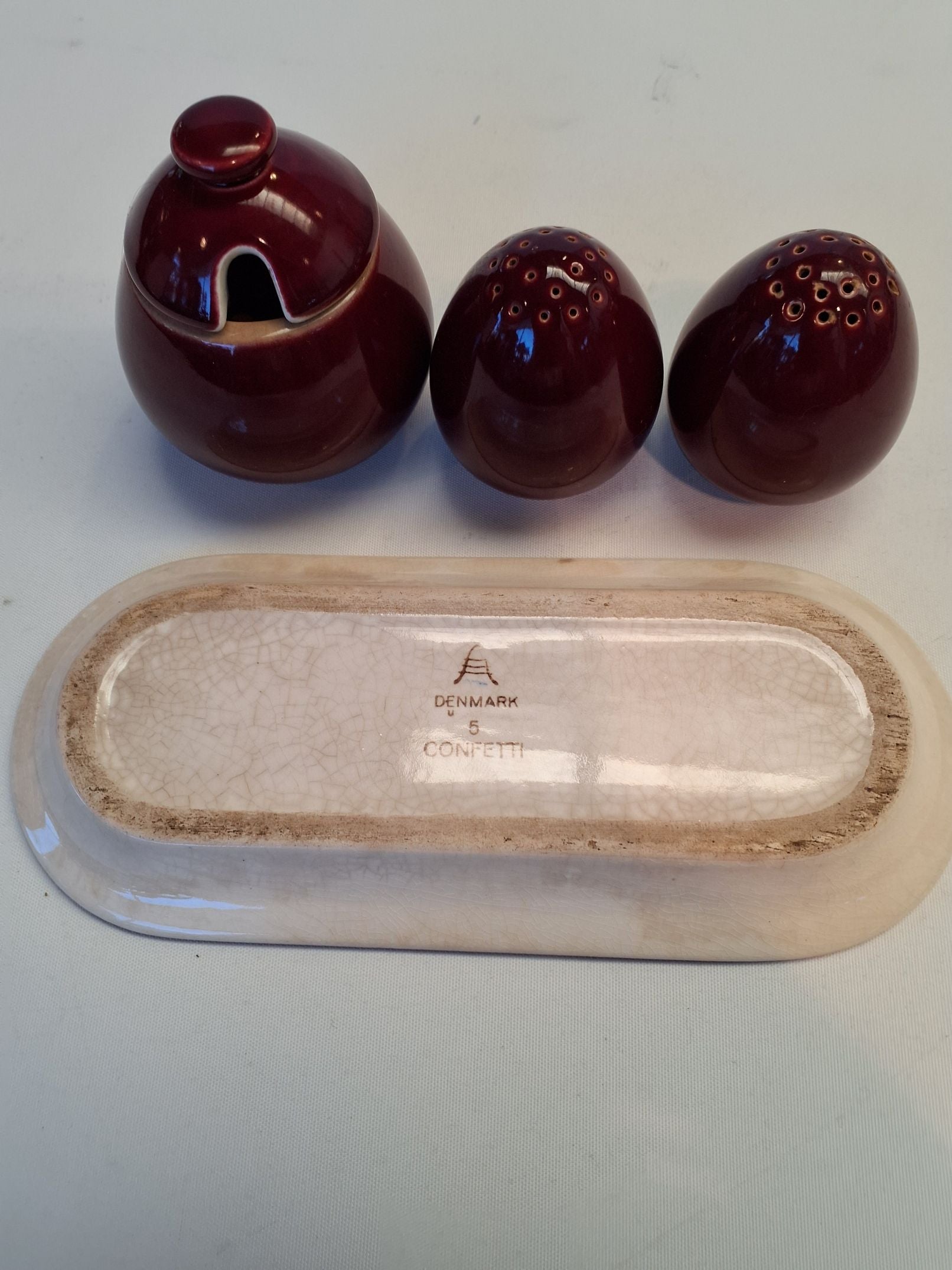 Confettig Aluminia Salt, Peber og Sennepskrukke