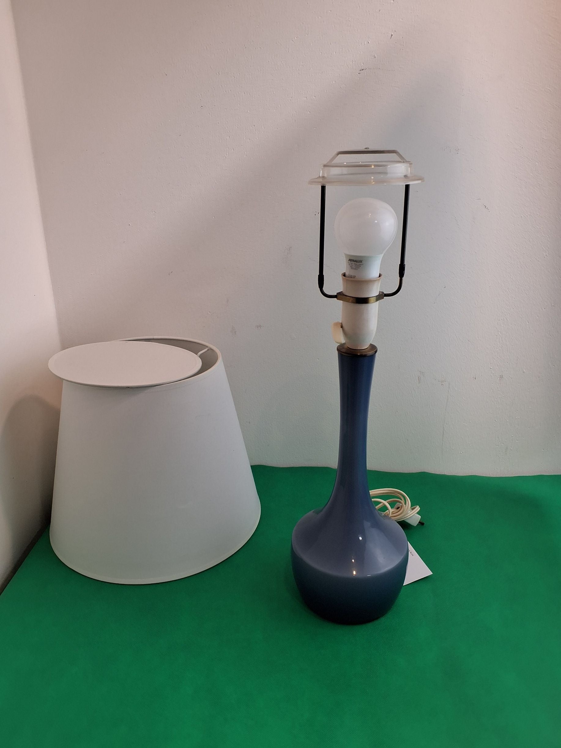 Bordlampe kastrup glas