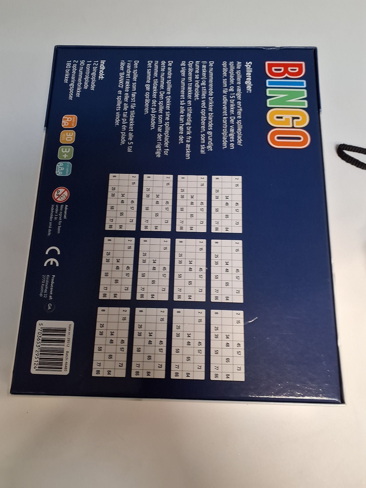 Bingo/tallotteri