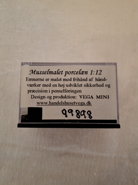 Vega Mini musselmalet porcelæn