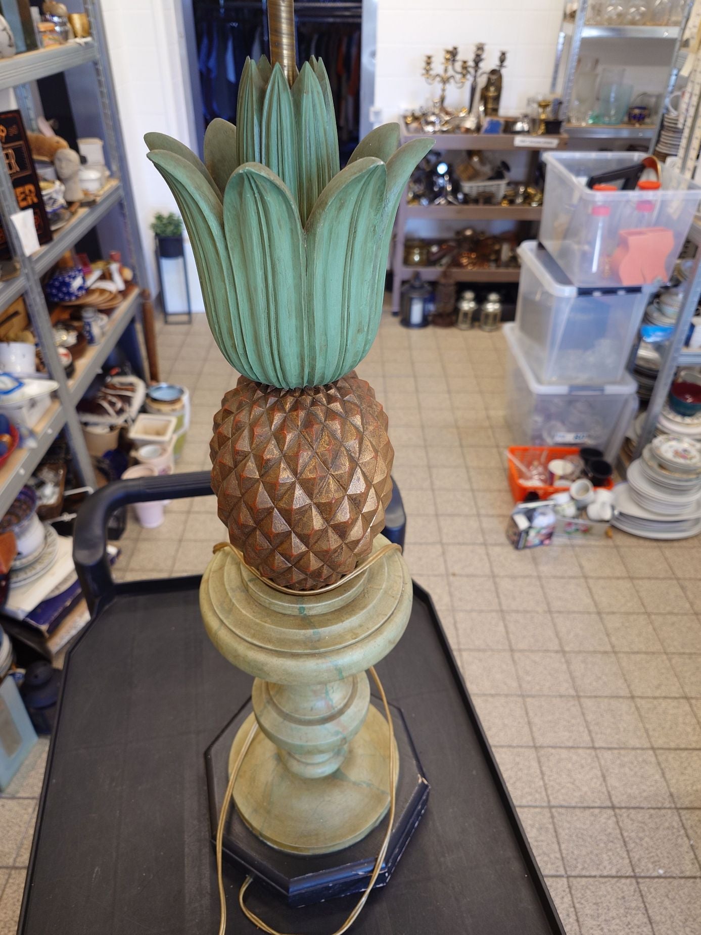 Ananas bordlampe