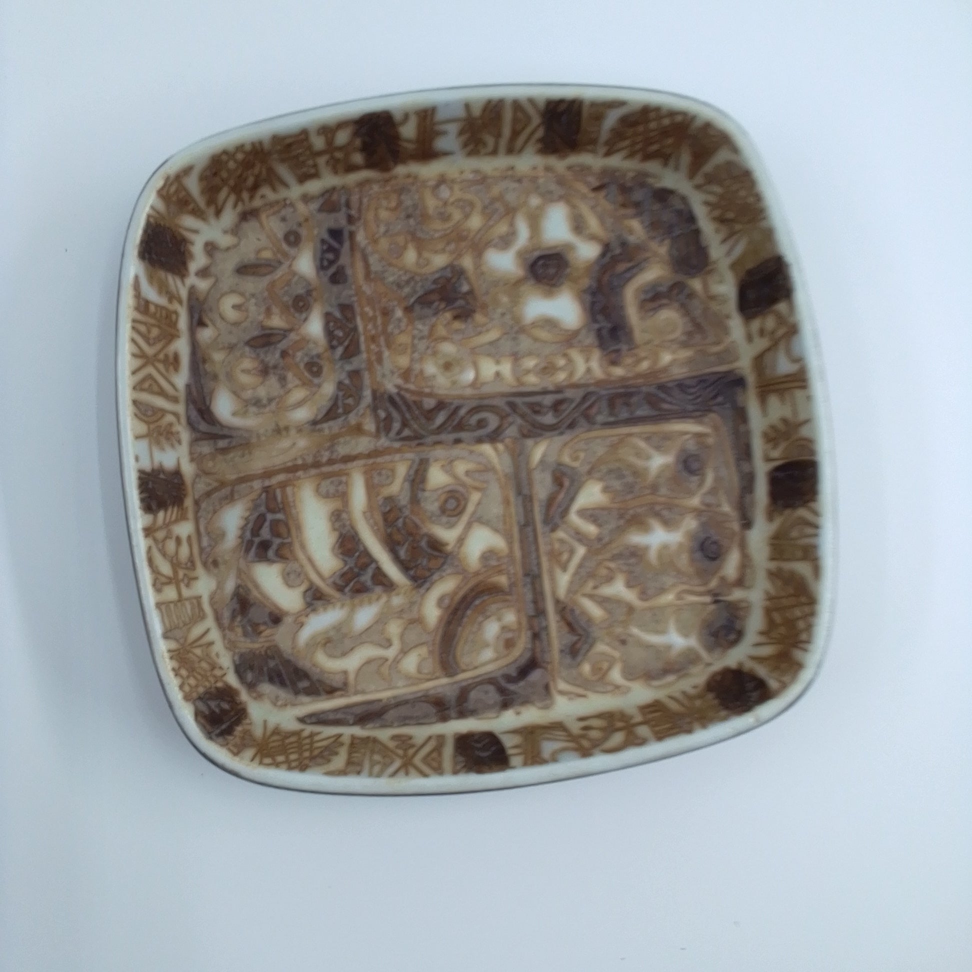 Royal Copenhagen kvadratisk skål