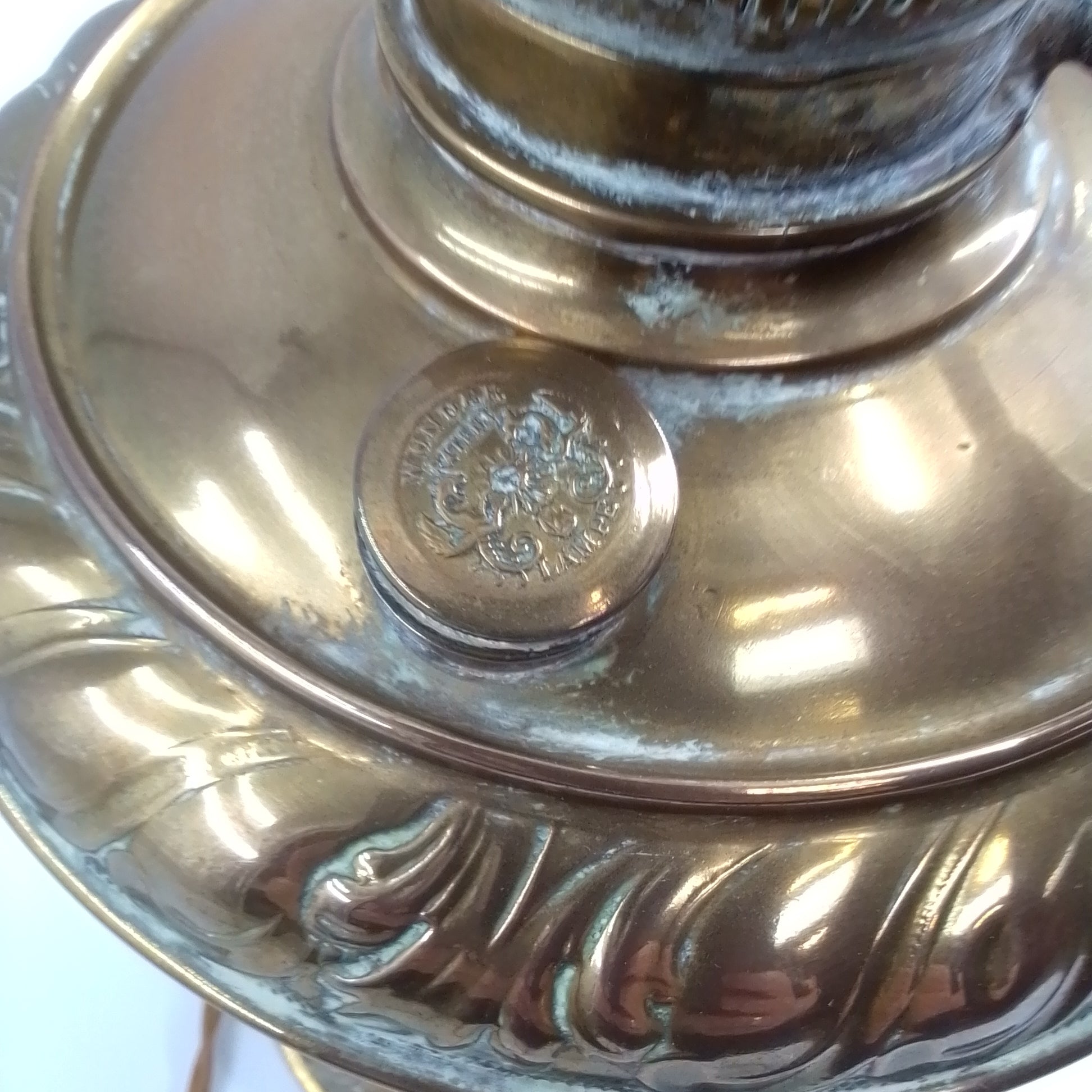 Messing lampe