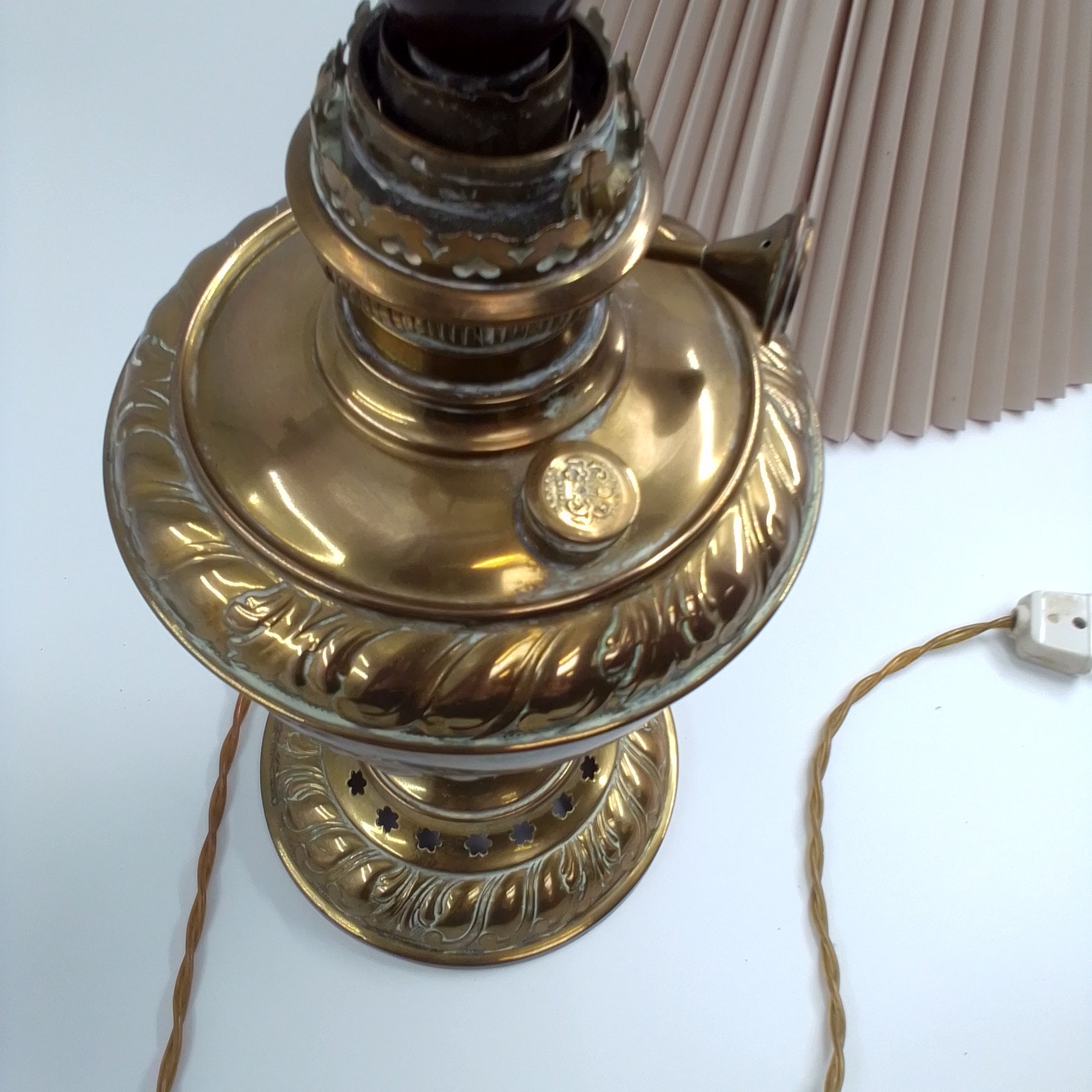 Messing lampe