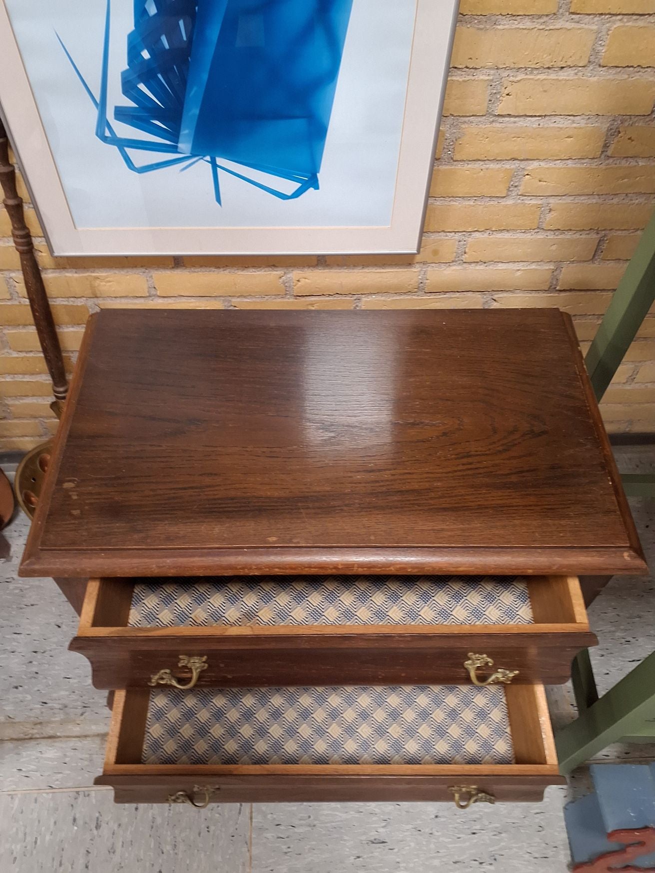 Lille vintage kommode træ