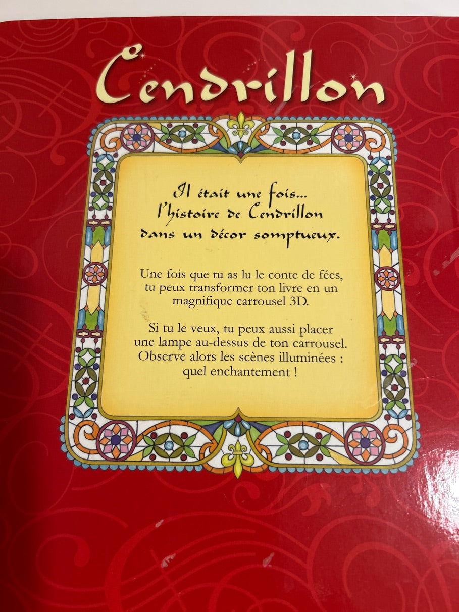 Cendrillon - livre carrousel