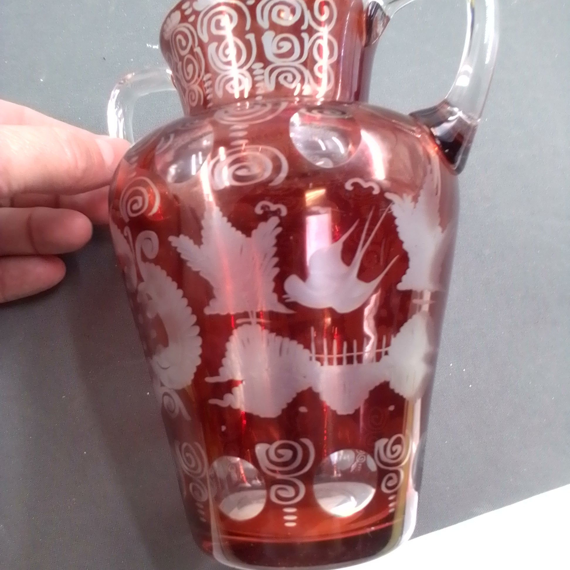 Vase rød
