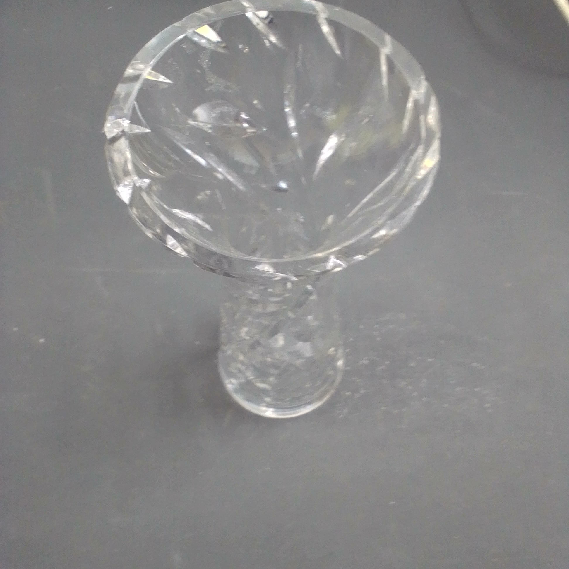 Hyacinth formet krystalvase