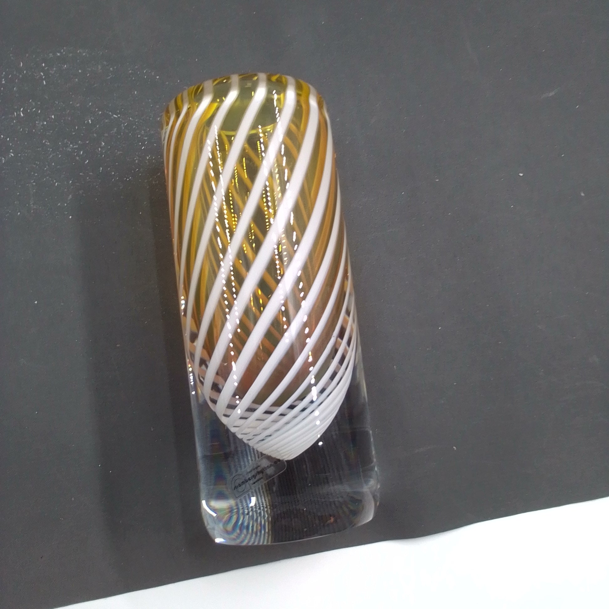 Glas vase stribet