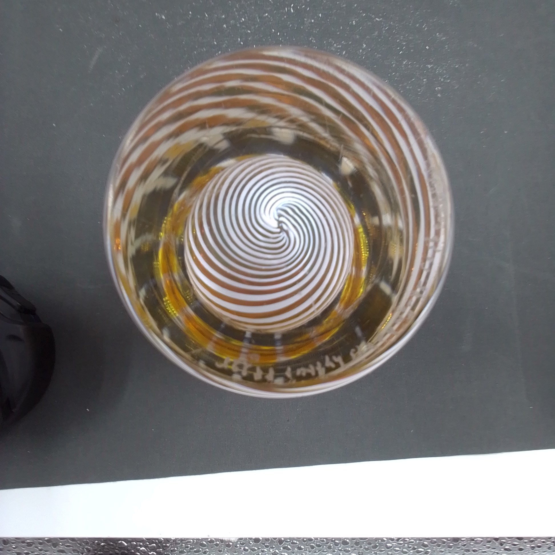 Glas vase stribet