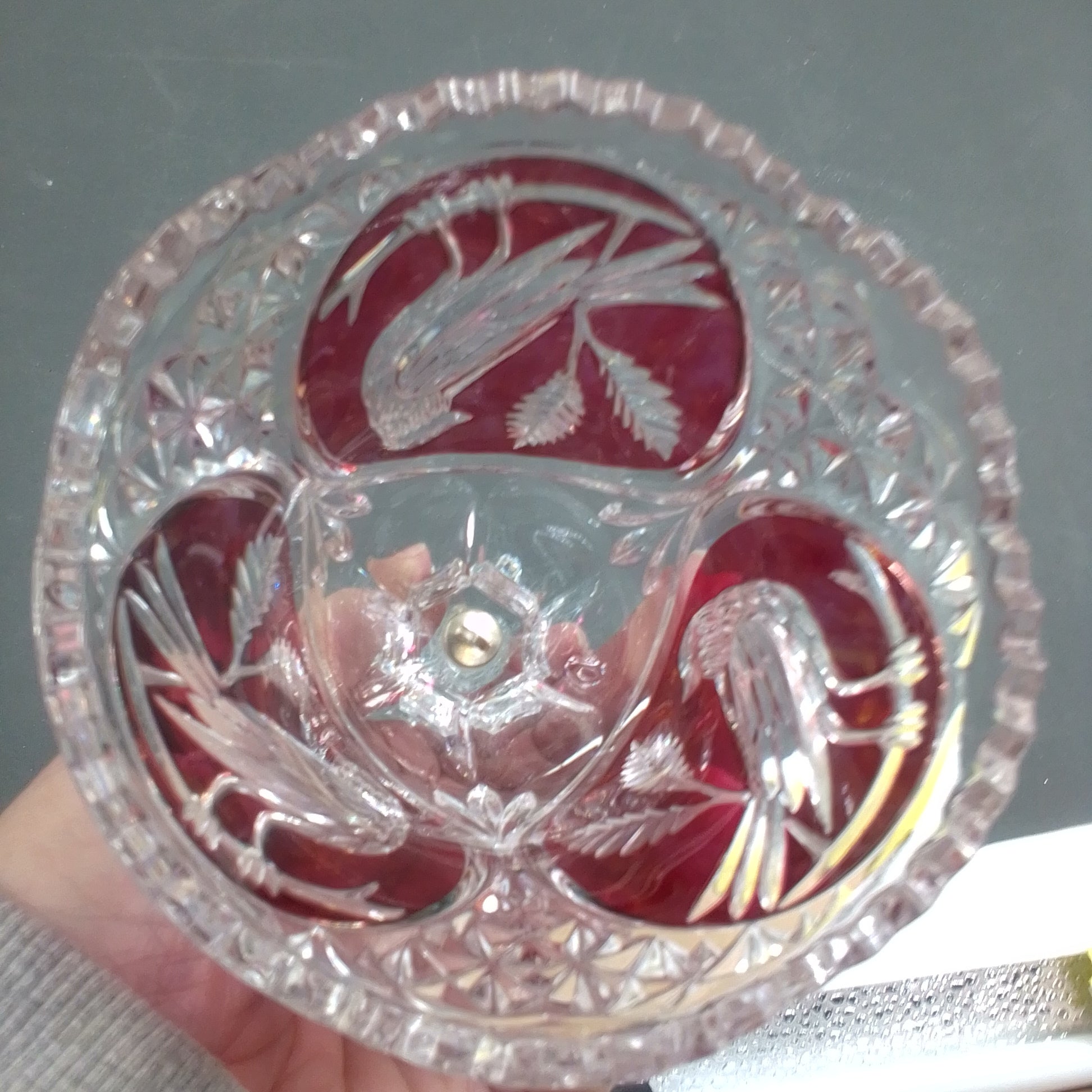 Krystal klokke.