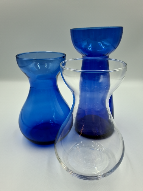 3 Holmegaard hyacintglas
