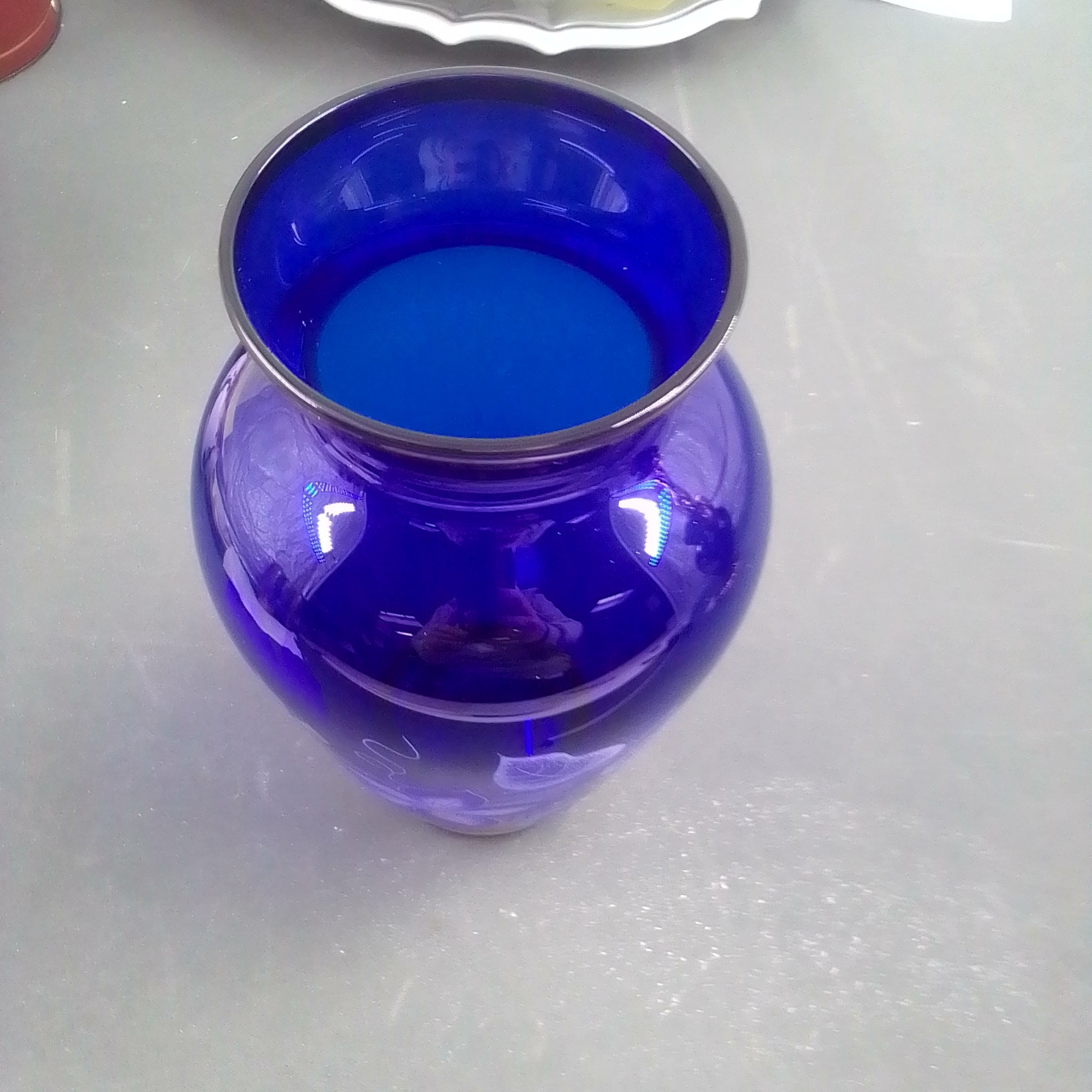 Kobolt blå vase