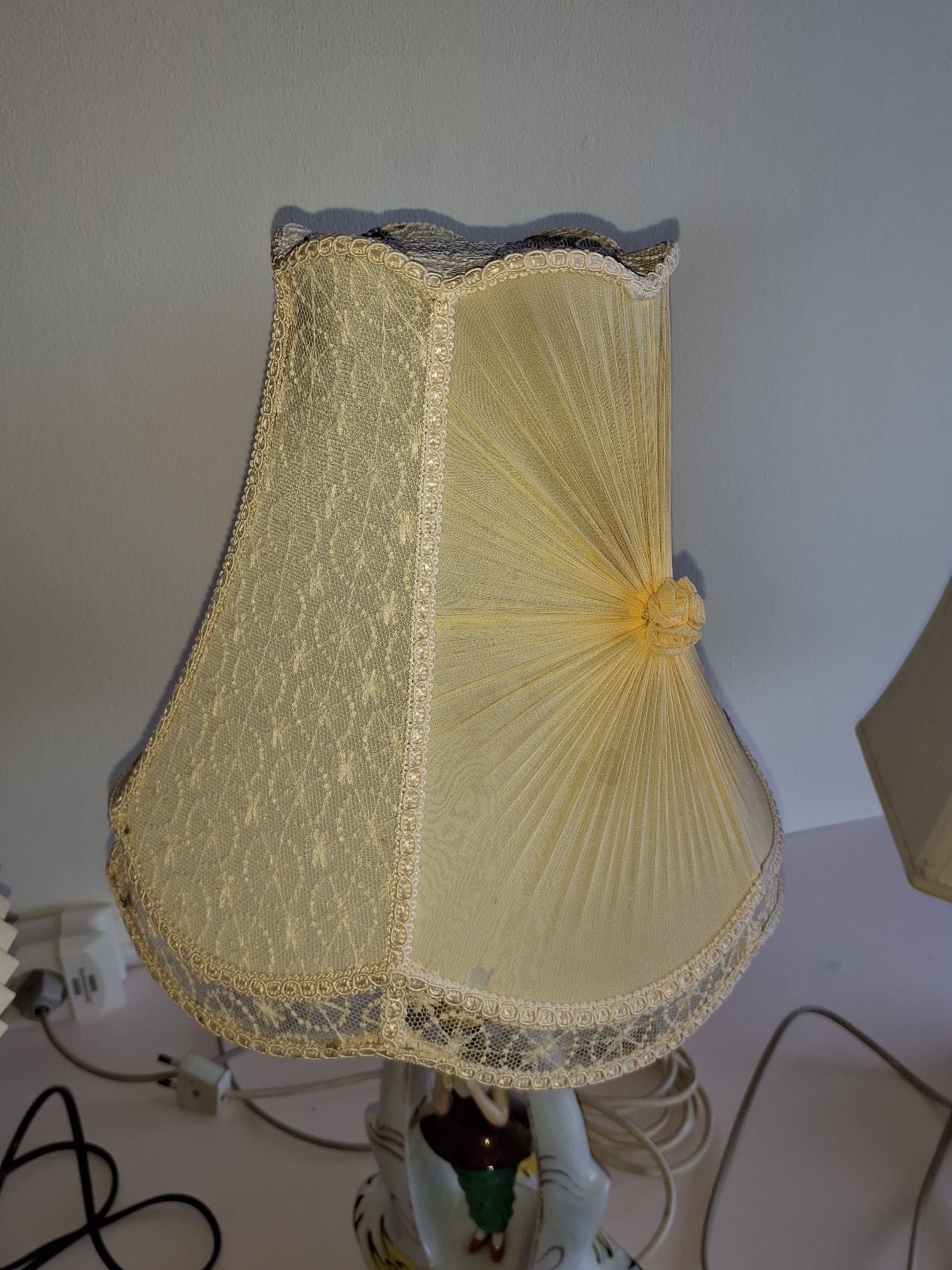 Porcelæn bordlampe