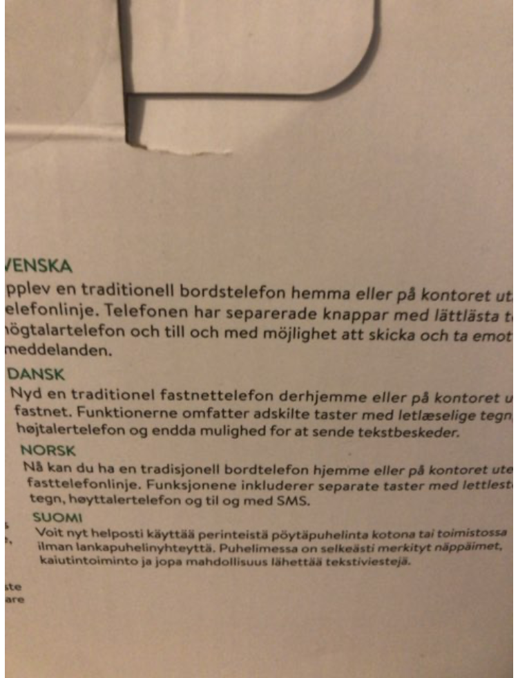Doro telefon