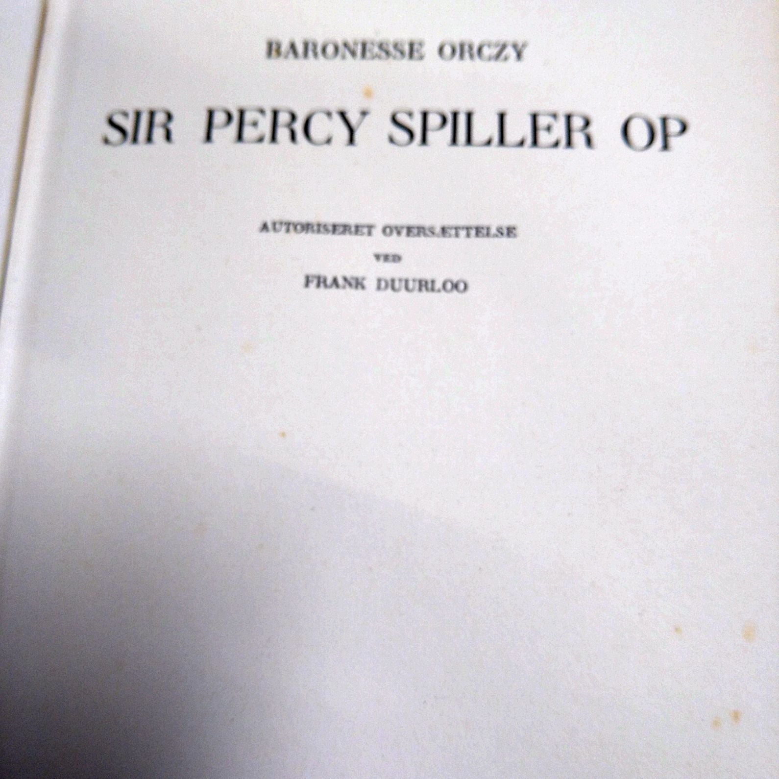 Den røde pimpernel.